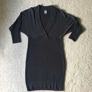 SALE🎈Dark Charcoal Grey Sweater Dress, medium